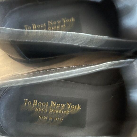 To Boot New York Adam Derrick Devries Black Leather Loafers Sz 7M main image 9